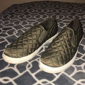 Madden Girl Green Flats